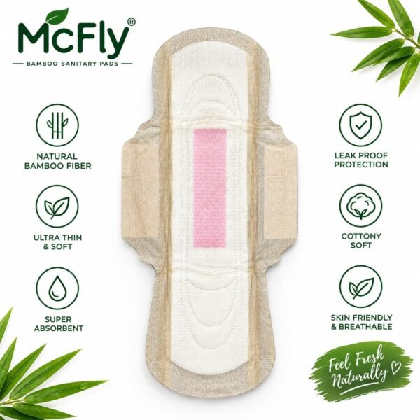 MCFLY Bamboo Ultrathin Sanitary Pads XXL