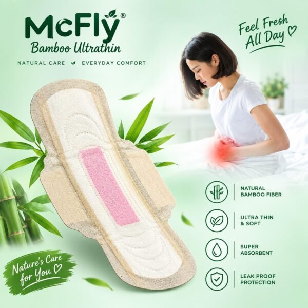 MCFLY Bamboo Ultrathin Sanitary Pads XXL