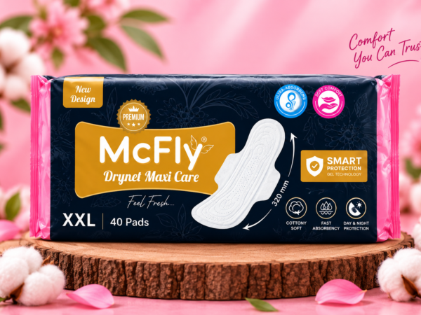 MCFLY Drynet Maxi Care, Sanitary Pads for Women, XXL