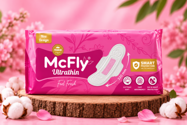 MCFLY Ultrathin Sanitary Pads for Women, XXL