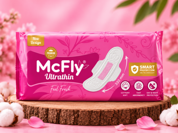 MCFLY Ultrathin Sanitary Pads for Women, XXL